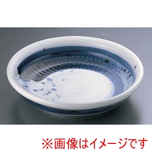 遠藤商事 TKG TKG ごす刷毛目8.0大皿 深 B03-34 ROO3701 遠藤商事