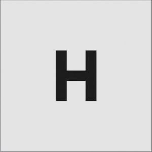 アイマーク IM IM AST-H5040 ステンシル H 文字サイズ50×40mm アイマーク