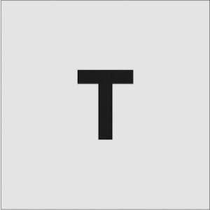 アイマーク IM IM AST-T5040 ステンシル T 文字サイズ50×40mm アイマーク