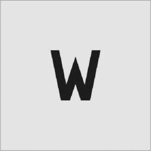 アイマーク IM IM AST-W5040 ステンシル W 文字サイズ50×40mm アイマーク
