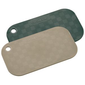 キャプテンスタッグ CAPTAIN STAG キャプテンスタッグ アルミ 角型 クッカー用 カッティングボード 2枚組 オリーブ×ベージュ UH-4715