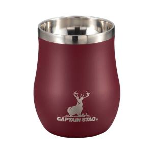 キャプテンスタッグ CAPTAIN STAG キャプテンスタッグ 香る 真空二重タンブラー 240 レッド UE-3577