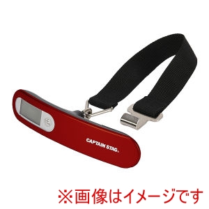 キャプテンスタッグ CAPTAIN STAG パール金属 キャプテンスタッグ trip uggage scale レッド UV-3018