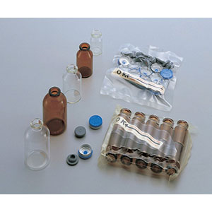 松浦製作所 ステリバイアルゴム栓 キャップ付 白 5ml