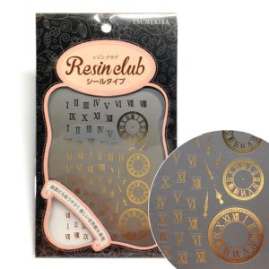 イングカワモト イングカワモト ツメキラ レジンクラブ ローマ数字 ゴールド UVレジン用 RC-RMN-102