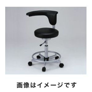 アズワン  AS ONE アズワン ワーキングチェアー ブラック 1-6203-02 CM117-IBK メーカー直送 代引不可 沖縄 離島不可