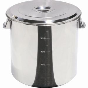 スギコ産業 SUGICO スギコ産業 SH-4640 ステンレスキッチンポット 蓋付 400x400 48L 手付 メーカー直送 代引不可 沖縄離島不可