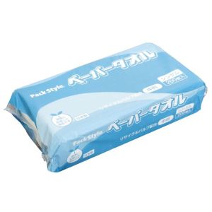 パックスタイル パックスタイル ペーパータオル PS ペーパータオル リサイクル紙 中判 1ケース(30) 00458493 メーカー直送 法人限定 代引不可 北海道沖縄離島不可