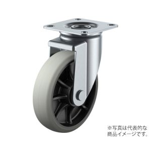 ユーエイキャスター YUEI ユーエイキャスター GUJ2-150 産業用キャスター自在車 150径ナイロンホイルウレタン車輪