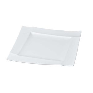 若泉漆器 若泉漆器 ニューホワイト 渕付角盛皿 40.4cm