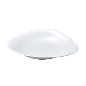 若泉漆器 若泉漆器 ニューホワイト 菱形プレート 30cm