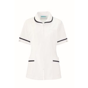 カゼン KAZEN カゼン 101-28 レディスジャケット半袖 ネイビー LLサイズ KAZEN