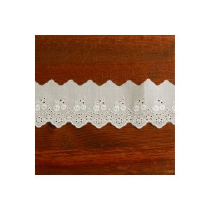 一井商店 一井商店 綿レース フラワー 幅7cm 14m巻 巻 オフホワイト CL1260-00
