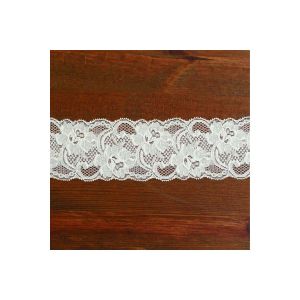 一井商店 一井商店 ストレッチレース フラワー 幅6.5cm 15m巻 巻 オフホワイト RL2510-00