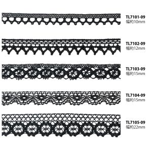 一井商店 一井商店 トーションレース 幅 約15mm 30m巻 黒 TL7103-09