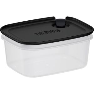 サーモス THERMOS サーモス Myフードコンテナー 角型 380ml ブラック KC-SA380-BK