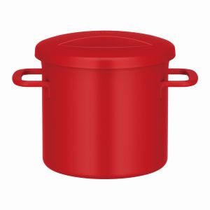 サーモス THERMOS サーモス GBM-101 真空断熱シャトルジャー 保温おひつ 10合 緋 アケ