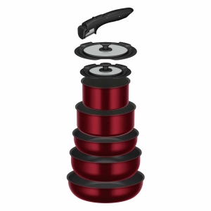 サーモス THERMOS サーモス 取っ手のとれる フライパン 8点セット KSD-8A