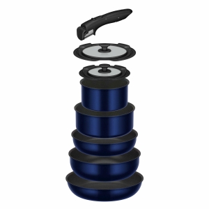サーモス THERMOS サーモス 取っ手のとれる フライパン 8点セット KSE-8A