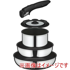 サーモス THERMOS サーモス THERMOS 取っ手のとれる フライパン 5点 セット ステンレス KSF-5A