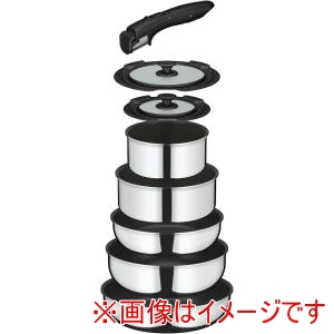 サーモス THERMOS サーモス THERMOS 取っ手のとれる フライパン 8点 セット ステンレス KSF-8A