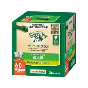 マース MARS マース グリニーズ プラス 成犬用 超小型犬用 2-7kg 498g 標準60本
