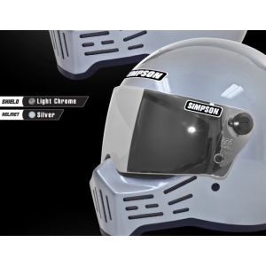 シンプソン SIMPSON シンプソン 5503769999 シールド M30用 ライトクローム/クリアベース