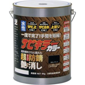 BANーZI BAN-ZI B-SKCT/K04B 防錆塗料 サビキラーカラー艶消し 4kg つや消し黒