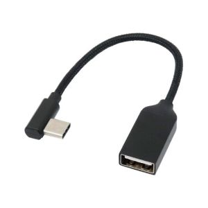 AINEX アイネックス アイネックス U20CA-LF01T USB Type-Cホストケーブル C - A  L型 10cm AINEX