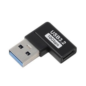 アイネックス AINEX アイネックス U32AC-LFAD USBアダプタ Aオス - Cメス 左L型 10Gbps AINEX
