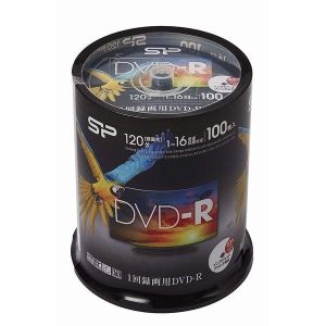 シリコンパワー Silicon Power SPDR120PWC100S 録画用DVD-R 1-16倍速記録対応 インクジェットプリンタ対応 100枚スピンドル