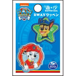 ミノダ ミノダ パウ パトロール アイロンワッペン 小 マーシャル & チェイス T01Y2368