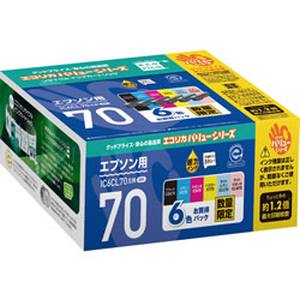 エコリカ ecorica エコリカ ECI-E70V-6P リサイクルインク ecorica