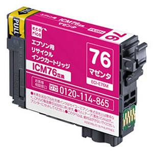 エコリカ ecorica エコリカ ECI-E76M リサイクルインク マゼンタ ecorica