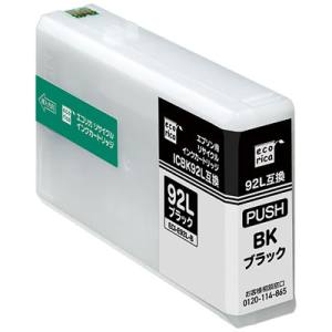 エコリカ ecorica エコリカ ECI-E92L-B リサイクルインク ブラック ecorica
