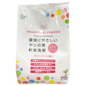 ジーエバー ジーエバー 環境にやさしい ヤシの実粉末洗剤 柔軟剤入り 900g