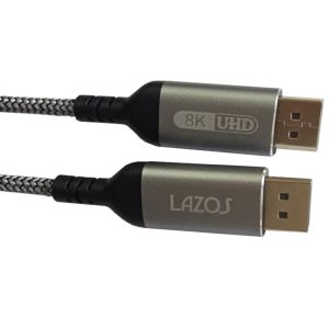 Lazos Lazos L-DPDP-15 Displayport2.0 ケーブル 1.5m