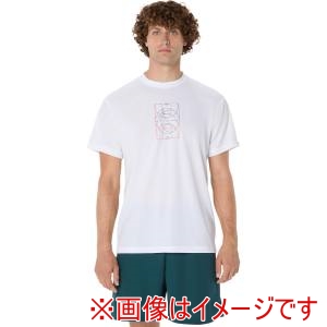 アシックス asics アシックス 2063A406 プラクティス半袖シャツ ブリリアントホワイト M