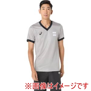 アシックス ASICS アシックス 2063A421 レフリーシャツ シルバーグレー XL
