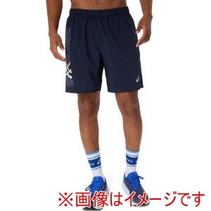 アシックス asics アシックス 2011D298 ICONランニング7インチショーツ ミッドナイト XL