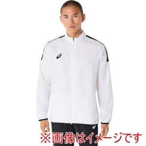 アシックス asics アシックス 2031E965 ドライクロスロゴテープジャケット BRILLIANT WHITE S