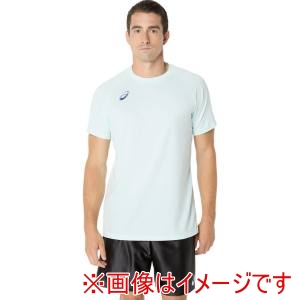アシックス asics アシックス 2053A212 プラクティス半袖シャツ 背面ビックロゴ スーシングシー 2XL