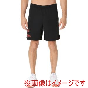 アシックス asics アシックス 2051A374 トップラインプラクティスパンツ パフォーマンスブラックxファイアリーレッド M