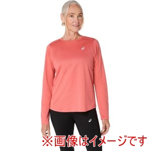 アシックス ASICS アシックス 2012D229 ウィメンズランニングドライ長袖シャツ ダークピンククレー L