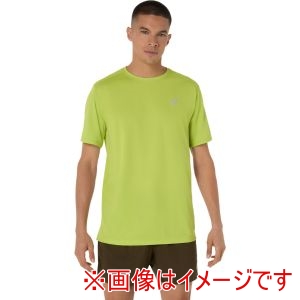 アシックス ASICS アシックス 2011D297 ランニングドライ半袖シャツ ネオンライム L
