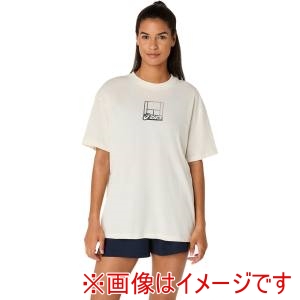 アシックス ASICS アシックス 2042A384 ウィメンズグラフィックTシャツ クリーム S