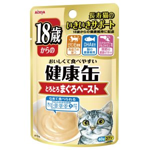 アイシア AIXIA アイシア 18歳からの健康缶パウチ とろとろまぐろペースト 40g