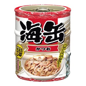 アイシア AIXIA アイシア 海缶ミニ3P かつお 180g 60g×3缶 AIXIA
