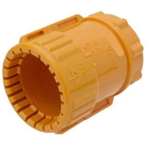 未来工業 ミライ 未来工業 CDK-16GS コネクタ CD管φ16用 Gタイプ オレンジ