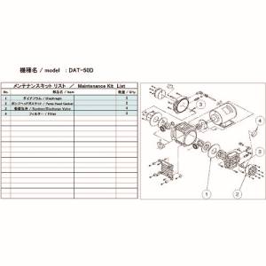 アルバック ULVAC アルバック DAT-50D DAT-50D用メンテナンスキット